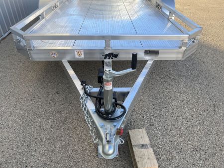 New 2026 Black Rhino 81" x 14' Aluminum LPT8114A-7K w/ Brakes and Bifold Gate (ATV / UTV / Side by Side) Utility Trailer