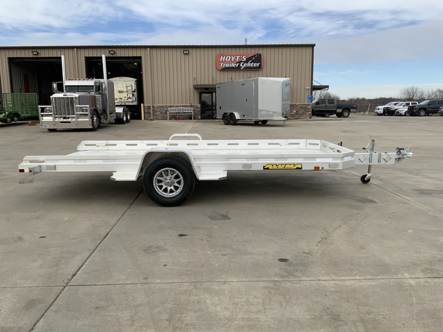 New 2027 Aluma 78 X 14 TILT-S Utility Trailer
