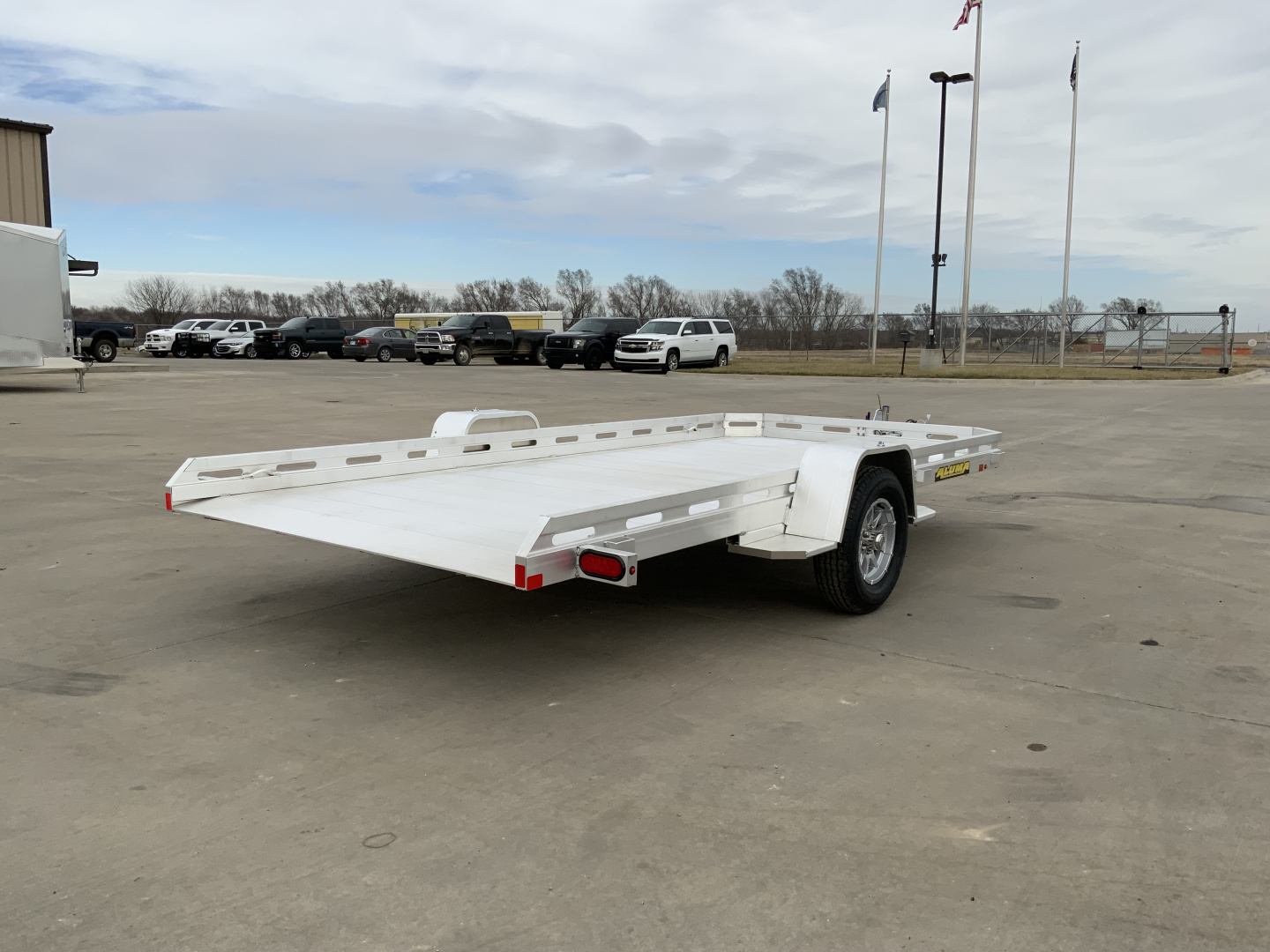 New 2027 Aluma 78 X 14 TILT-S Utility Trailer