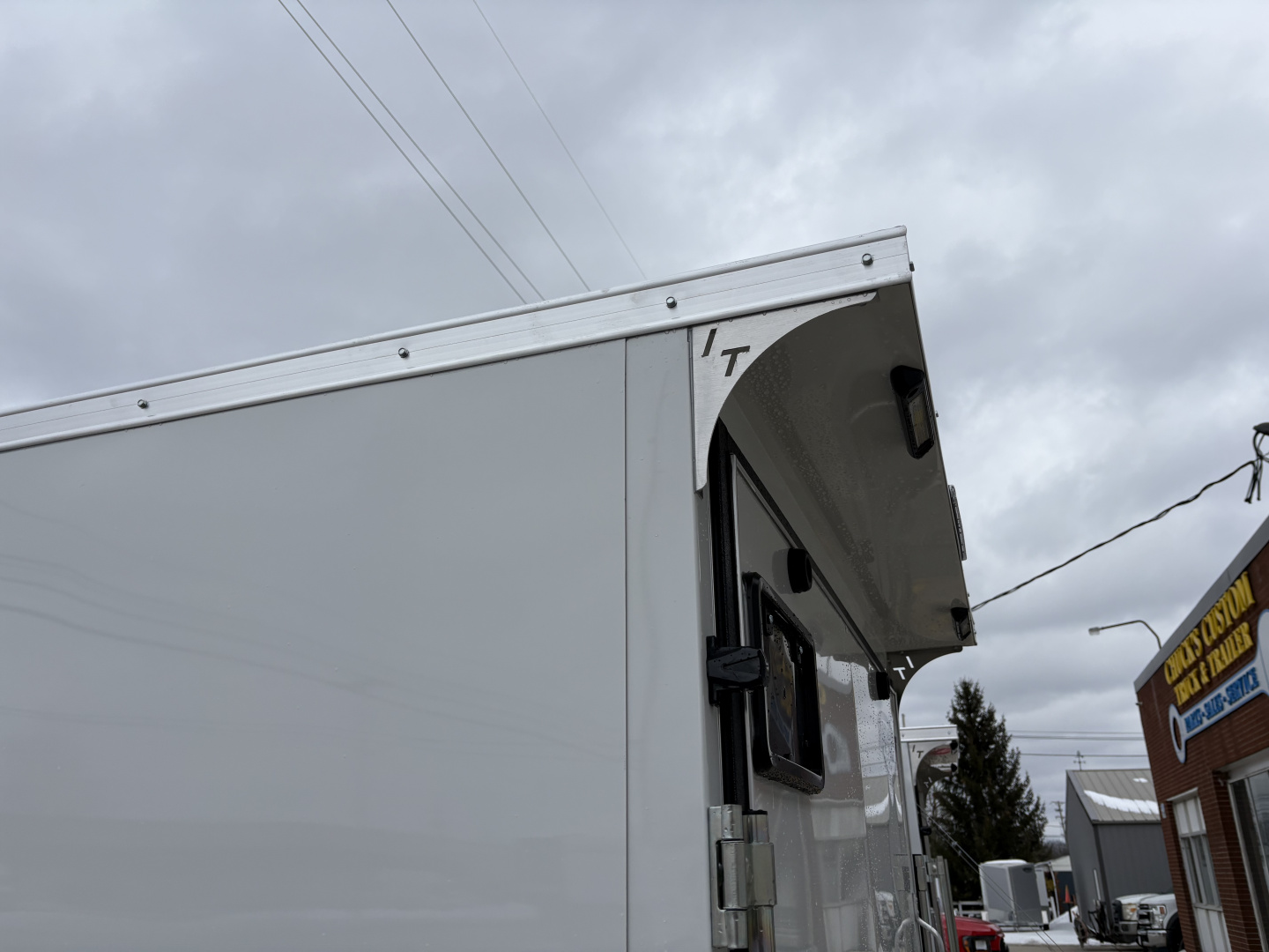 New 2026 Impact Trailers 6X12 QUAKE RAMP DOOR WHITE Cargo / Enclosed Trailer
