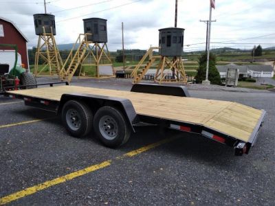 New Quality Trailers 20' General Duty Wood Deck Car Hauler / 9.9K GVWR