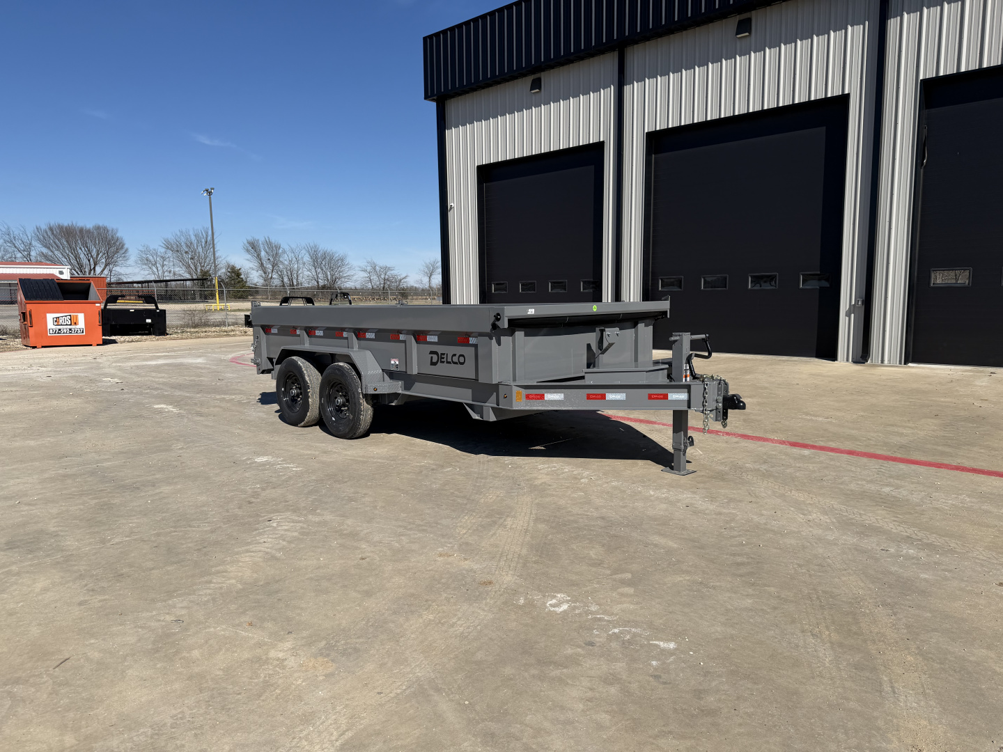 New 2026 Delco Trailers D314 Dump Trailer