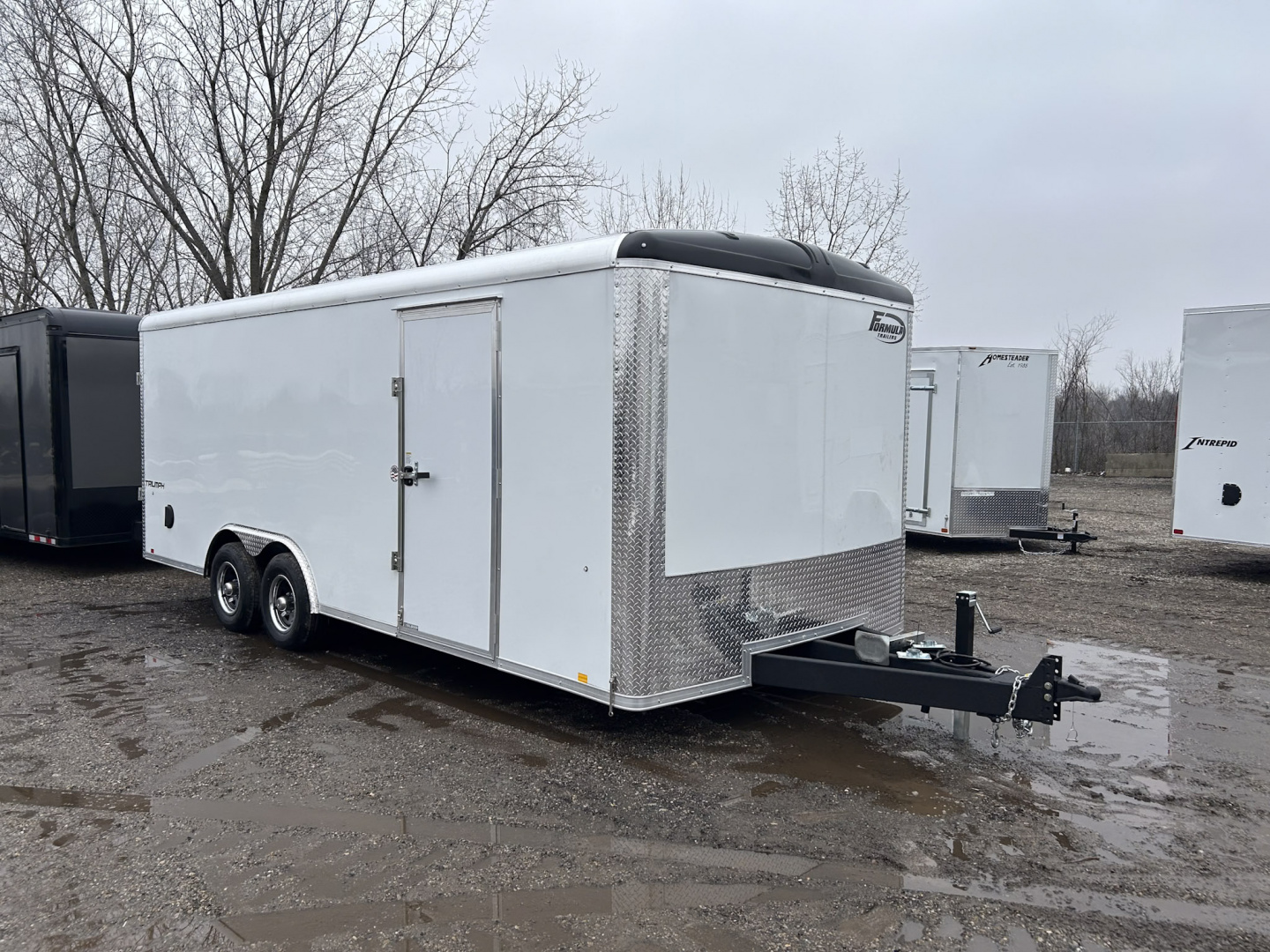 New 2026 Formula Trailers 8 FT 6 IN X 20 FT FLAT FRONT ENCLOSED LANDSCAPE TRAILER 9990 GVWR