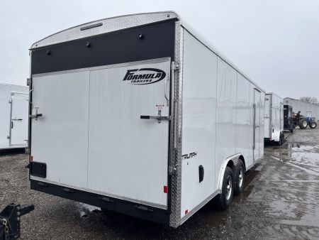 New 2026 Formula Trailers 8 FT 6 IN X 20 FT FLAT FRONT ENCLOSED LANDSCAPE TRAILER 9990 GVWR