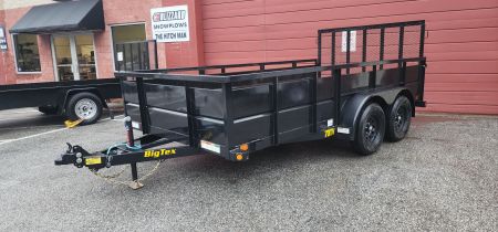 New 7 x 14 Big Tex 70TV 2' Steel Sides Utility 7k