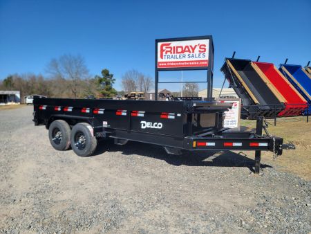 New 2025 Delco Trailers D3 16' x 83  Dump Trailer