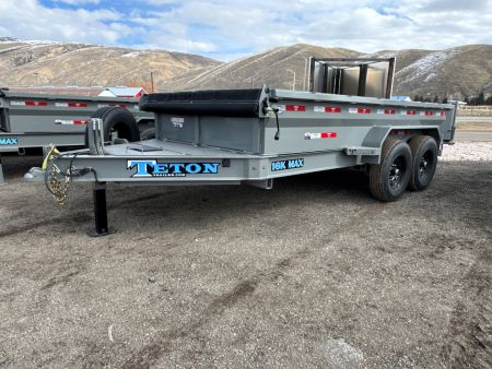 New 2026 Teton Trailer 7x14 BP 16k Dump