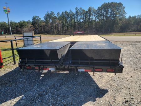 New 2026 Delco Trailers F8 22' x 102" Deck over w/ Monster Ramps Equipment Trailer