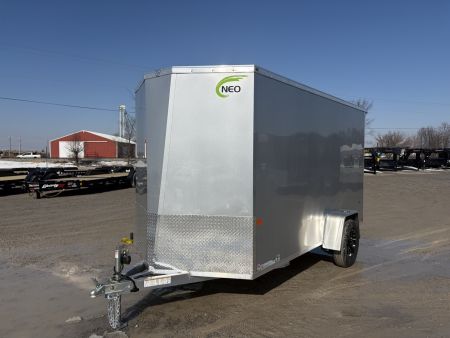 New 2026 Model Year Clearance NEO Trailers NAVLE126-6 (6' x 12') 2.9K V-Nose Cargo / Enclosed Trailer