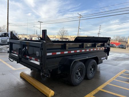 New 2026 Sure-Trac 82 IN x 14 HD Low Profile Dump Trailer 14K Telescopic Dump Trailer