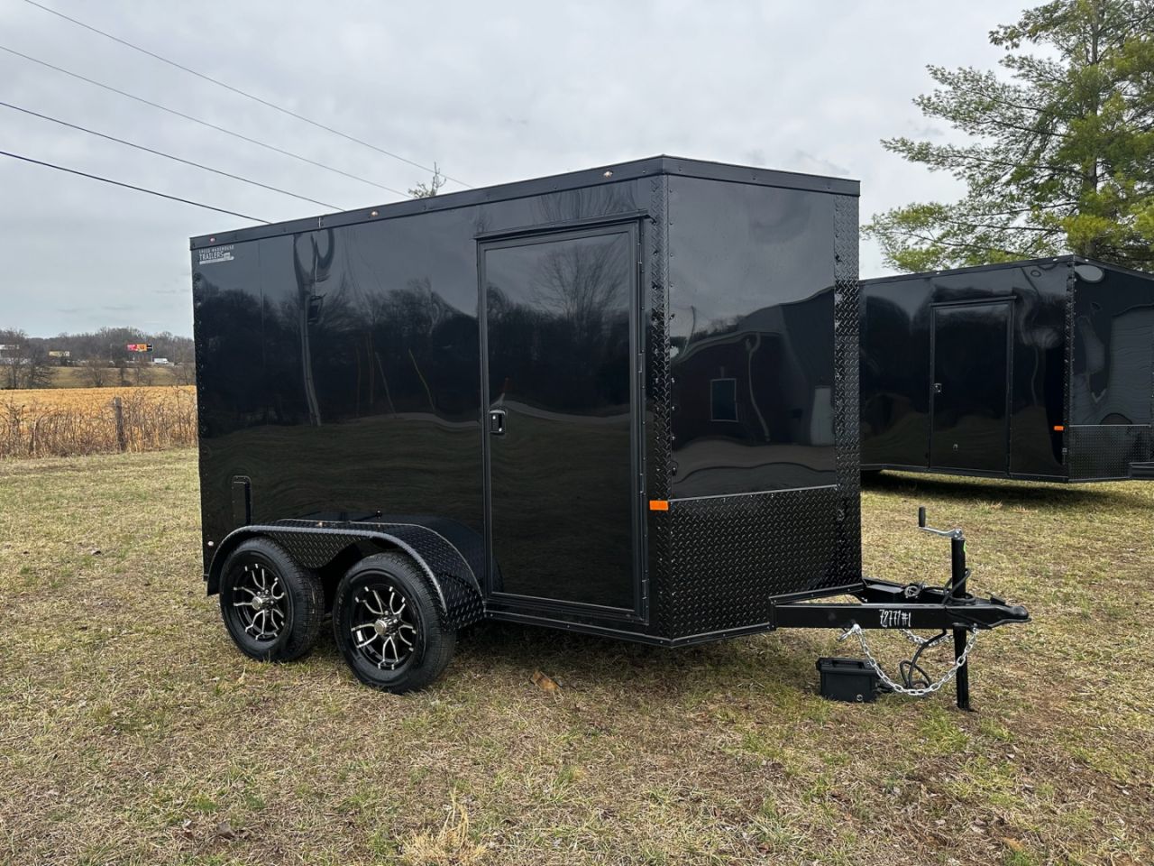 New 2027 Rock Solid Cargo 6X10 - Enclosed Trailer - 3500LB Tandem Axle- Black Poly- Blackout Cargo / Enclosed Trailer