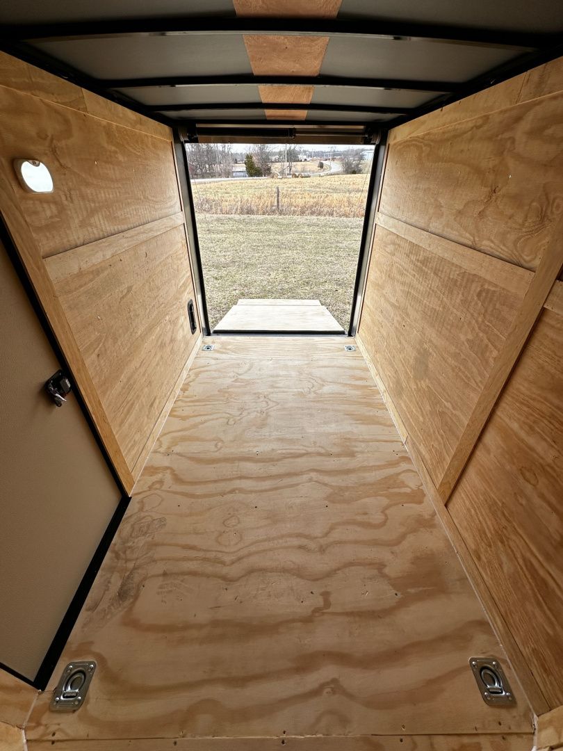 New 2027 Rock Solid Cargo 6X10 - Enclosed Trailer - 3500LB Tandem Axle- Black Poly- Blackout Cargo / Enclosed Trailer