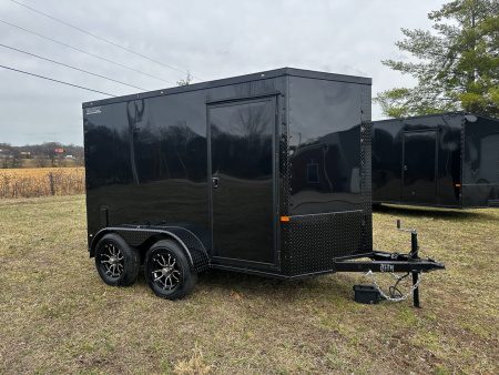 New 2027 Rock Solid Cargo 6X10 - Enclosed Trailer - 3500LB Tandem Axle- Black Poly- Blackout Cargo / Enclosed Trailer