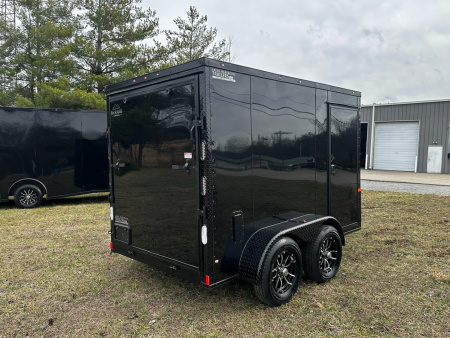 New 2027 Rock Solid Cargo 6X10 - Enclosed Trailer - 3500LB Tandem Axle- Black Poly- Blackout Cargo / Enclosed Trailer