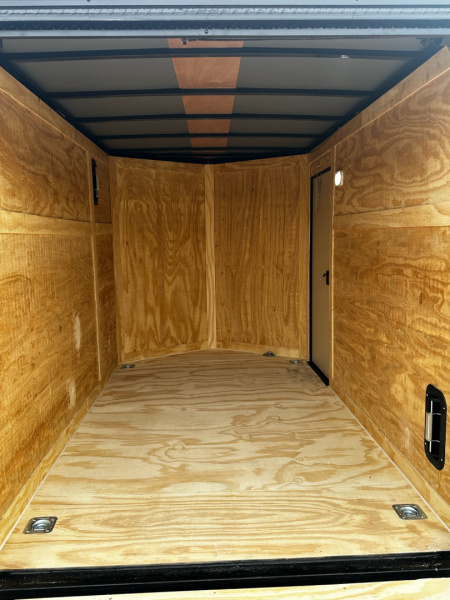 New 2027 Rock Solid Cargo 6X10 - Enclosed Trailer - 3500LB Tandem Axle- Black Poly- Blackout Cargo / Enclosed Trailer