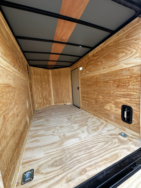 New 2027 Rock Solid Cargo 6X10 - Enclosed Trailer - 3500LB Tandem Axle- Black Poly- Blackout Cargo / Enclosed Trailer