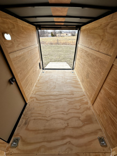 New 2027 Rock Solid Cargo 6X10 - Enclosed Trailer - 3500LB Tandem Axle- Black Poly- Blackout Cargo / Enclosed Trailer