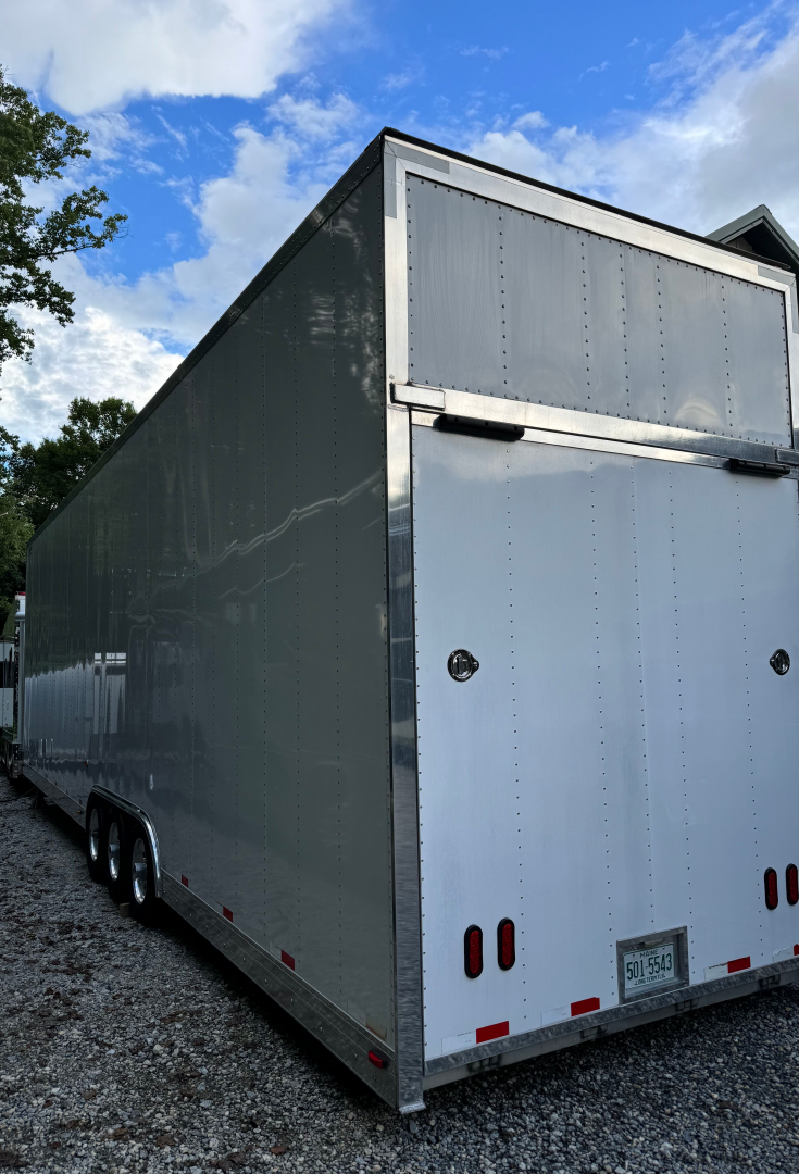 Used 2005 Gold Rush Motorsports All Aluminum 36’ Stacker Trailer
