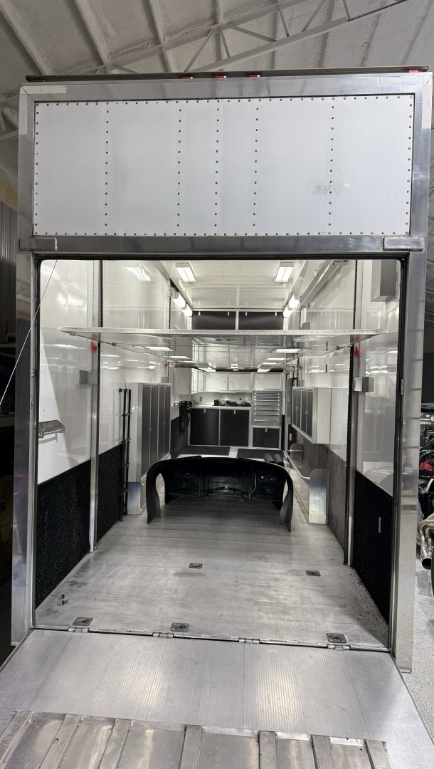 Used 2005 Gold Rush Motorsports All Aluminum 36’ Stacker Trailer