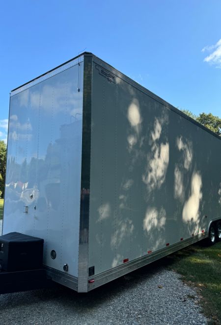 Used 2005 Gold Rush Motorsports All Aluminum 36’ Stacker Trailer