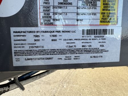 New 2026 Midsota TB-22 17.6k Split Tilt Trailer
