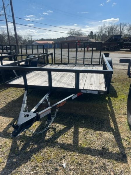 New D2E 76x10 Dovetail Utility Trailer