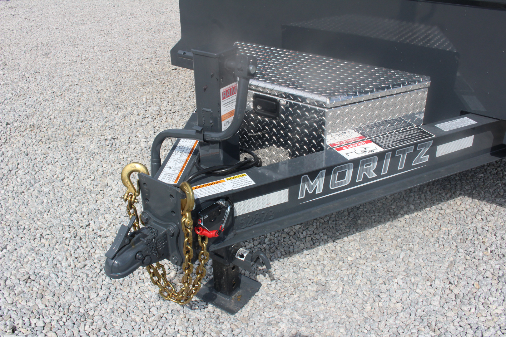 New 2026 Moritz 6' 10" x 12' Heavy Commercial DLH Series Dump Trailer - 14000# GVW