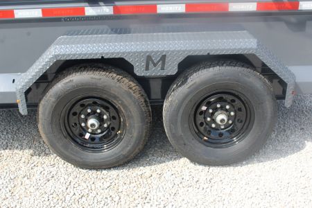 New 2026 Moritz 6' 10" x 12' Heavy Commercial DLH Series Dump Trailer - 14000# GVW