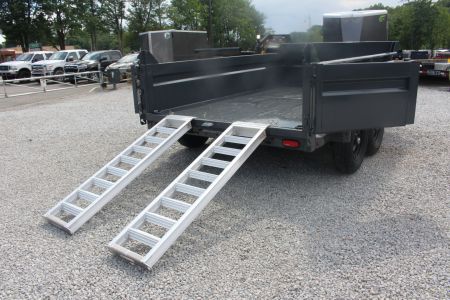 New 2026 Moritz 6' 10" x 12' Heavy Commercial DLH Series Dump Trailer - 14000# GVW