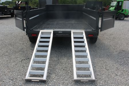 New 2026 Moritz 6' 10" x 12' Heavy Commercial DLH Series Dump Trailer - 14000# GVW