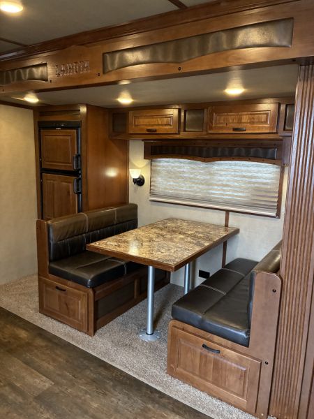 Used 2018 Lakota BI8319SROK 3H 19'LQ with Outside Entertainment Horse Trailer