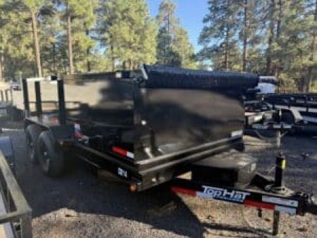New 2026 Top Hat Trailers 14X83" DE14 4' Sides Dump Trailer