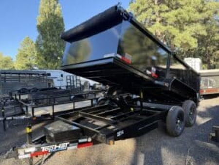 New 2026 Top Hat Trailers 14X83" DE14 4' Sides Dump Trailer