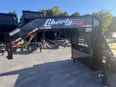 New 2025 Liberty LF22K102X25+5B12GNPF Flatbed Trailer