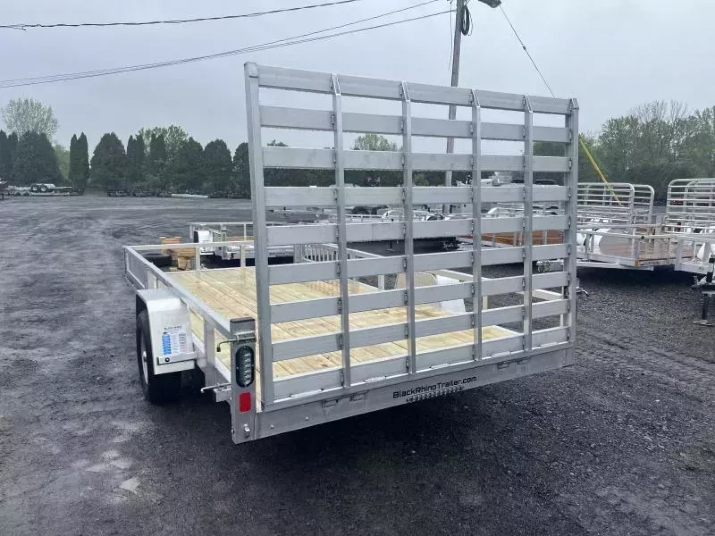 New 2026 Black Rhino EXS714 Utility Trailer