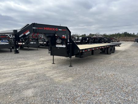 New 2026 MAXXD Hydraulic Dovetail Gooseneck Trailer | 102" x 34' | 40K GVWR