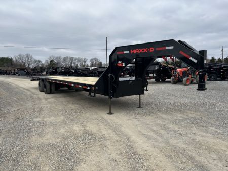 New 2026 MAXXD Hydraulic Dovetail Gooseneck Trailer | 102" x 34' | 40K GVWR