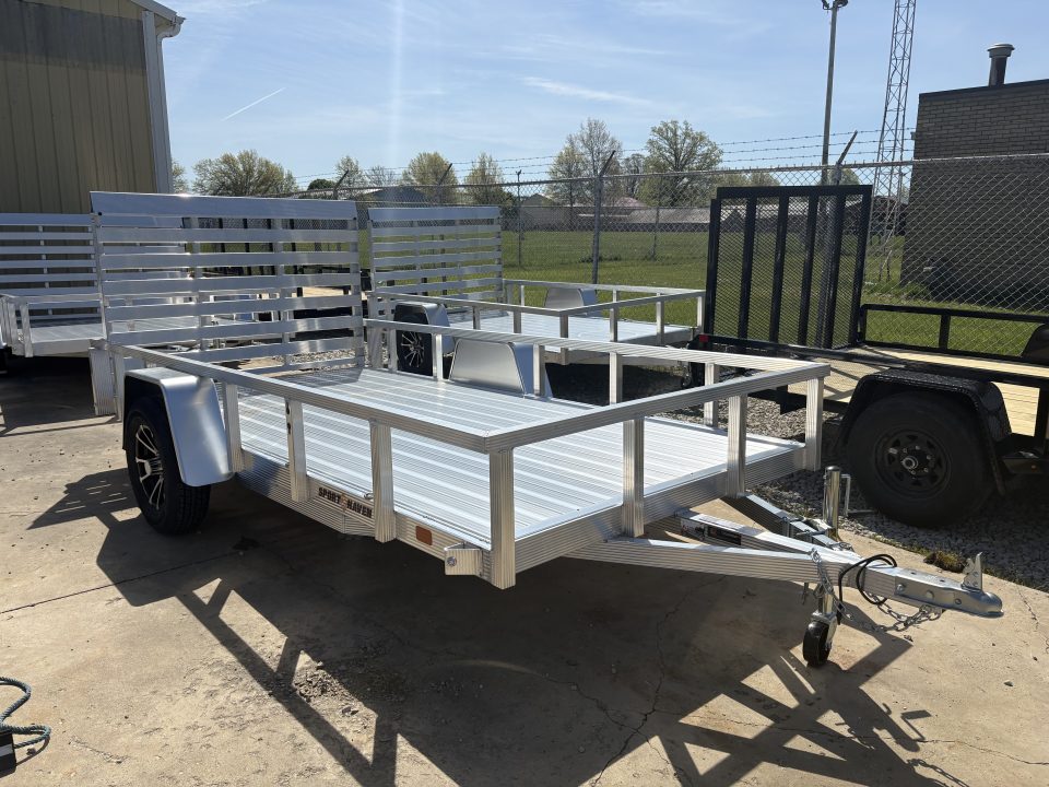 New 2026 Sport Haven 6'X12' DELUXE ALUMINUM Utility Trailer