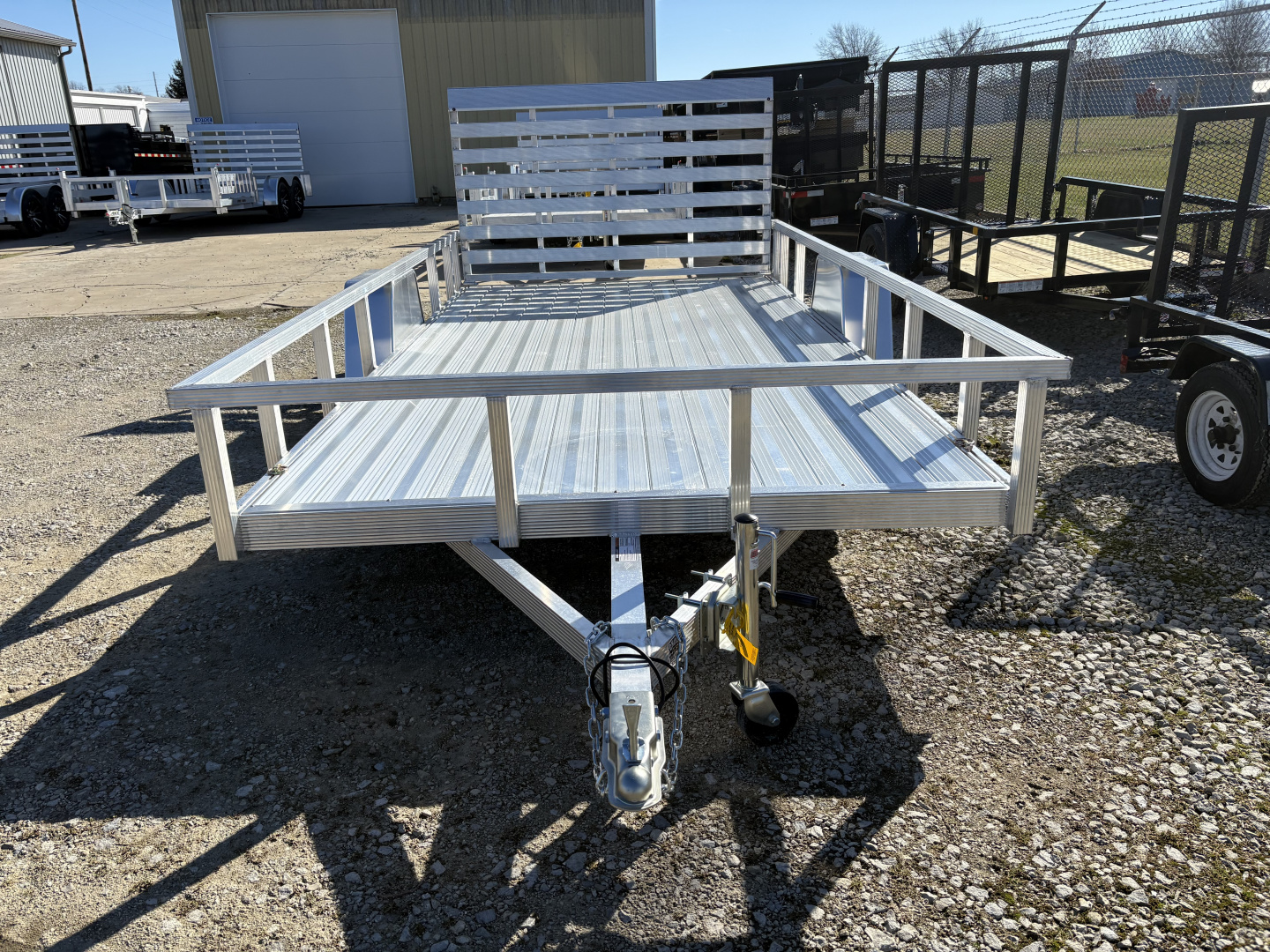 New 2026 Sport Haven 7X14 DELUXE ALUMINUM UTILITY SINGLE AXLE Utility Trailer