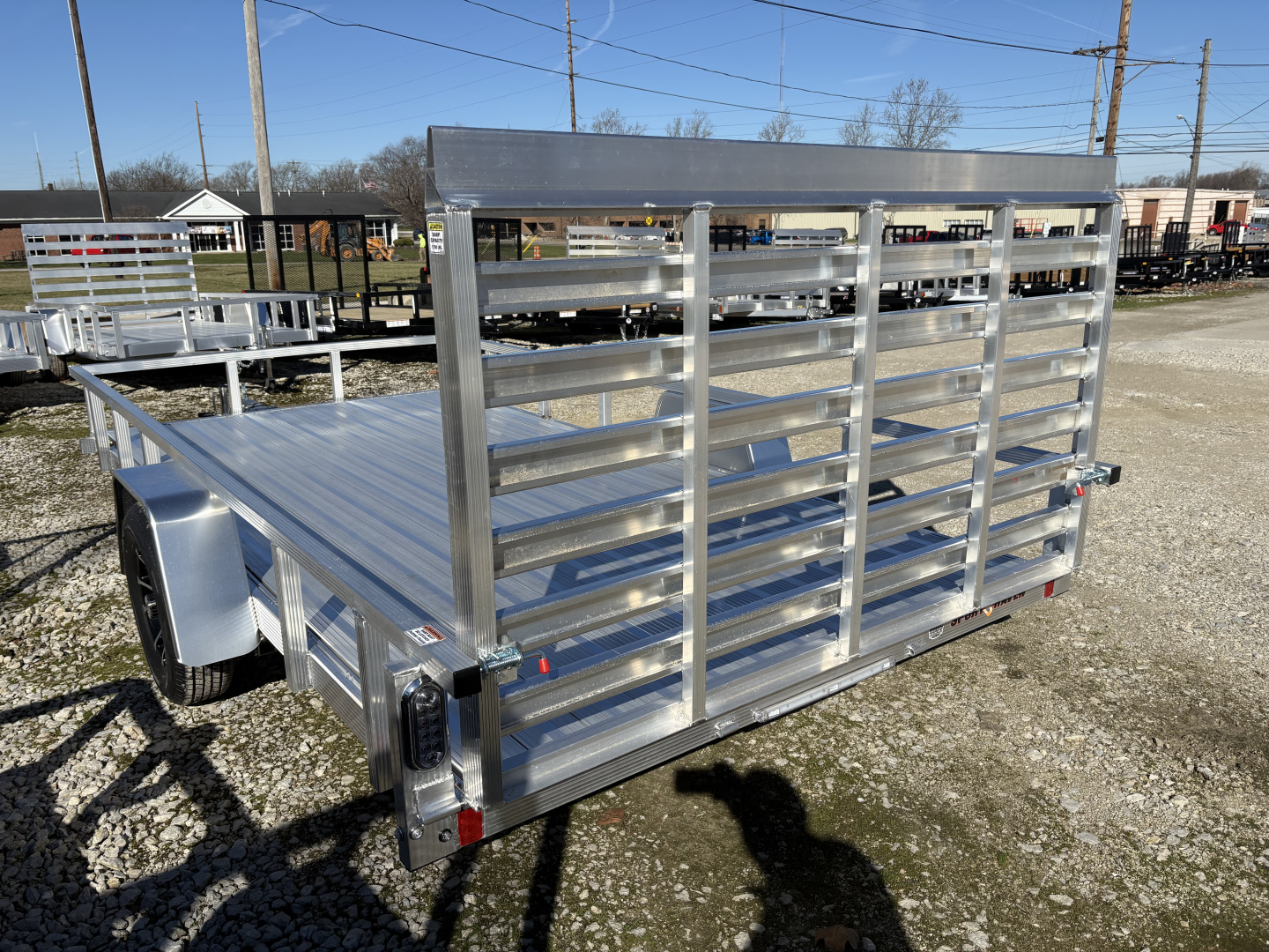 New 2026 Sport Haven 7X14 DELUXE ALUMINUM UTILITY SINGLE AXLE Utility Trailer