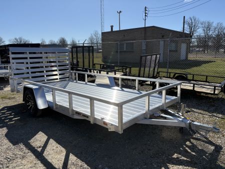 New 2026 Sport Haven 7X14 DELUXE ALUMINUM UTILITY SINGLE AXLE Utility Trailer