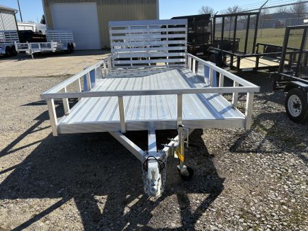 New 2026 Sport Haven 7X14 DELUXE ALUMINUM UTILITY SINGLE AXLE Utility Trailer