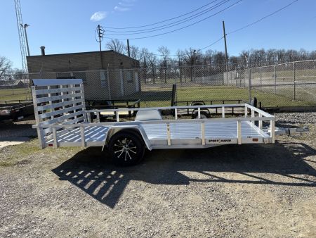 New 2026 Sport Haven 7X14 DELUXE ALUMINUM UTILITY SINGLE AXLE Utility Trailer