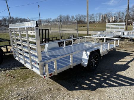 New 2026 Sport Haven 7X14 DELUXE ALUMINUM UTILITY SINGLE AXLE Utility Trailer