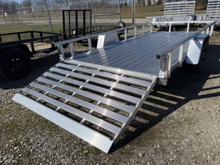 New 2026 Sport Haven 7X14 DELUXE ALUMINUM UTILITY SINGLE AXLE Utility Trailer