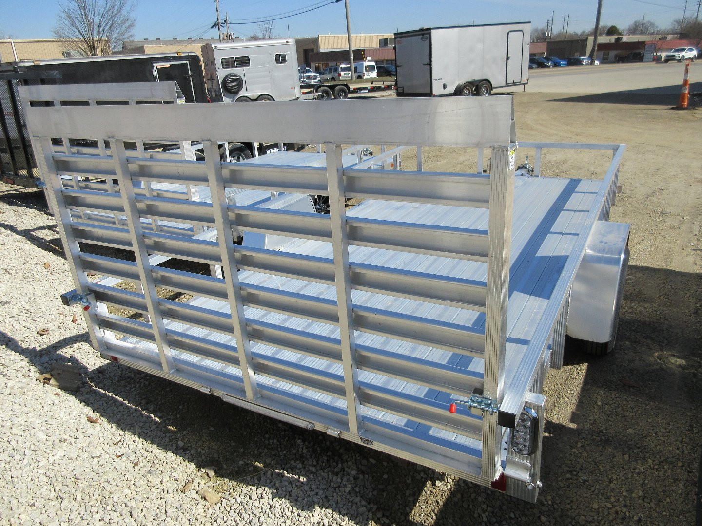 New 2026 Sport Haven 7X14 DELUXE ALUMINUM UTILITY SINGLE AXLE Utility Trailer