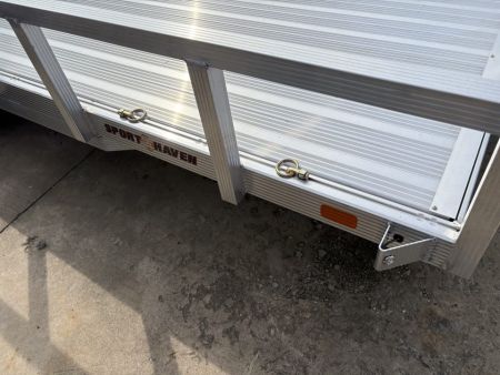New 2026 Sport Haven 7X14 DELUXE ALUMINUM UTILITY SINGLE AXLE Utility Trailer