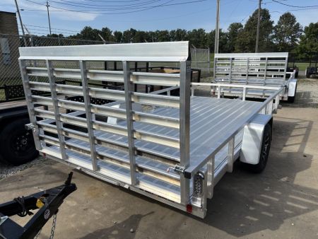 New 2026 Sport Haven 7X14 DELUXE ALUMINUM UTILITY SINGLE AXLE Utility Trailer