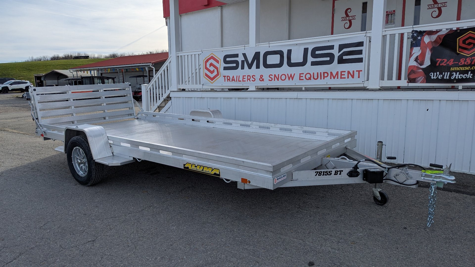 New 2027 Aluma 6'6" x 15 Utility Trailer w/ Bi-Fold Gate - 4000#Axle!!!