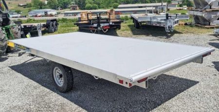 New 2027 Aluma 14' Raft Trailer w/ Roller & Winch